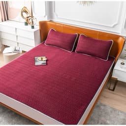 Chiếu Điều Hoà Tencel Latex, Bề Mặt Vải Tencel Mát Lạnh, Có Chun Bo 4 Góc Đủ Kích Thước (Tặng Kèm 2 Vỏ Gối) 6