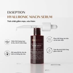 Tinh chất Giảm Thâm Mụn Ekseption Hyaluronic NIACIN Mixlab Serum (HA + 5% B3) 75ml 6