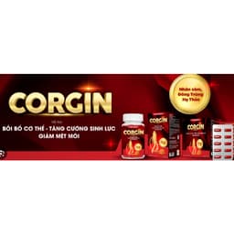 HỔ TRỢ BỒI BỔ CƠ THỂ-TĂNG CƯỜNG SINH LỰC-GIẢM MỆT MỎI - CORGIN 4