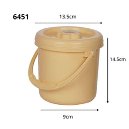 Cặp Lồng Nhựa Đựng Cơm 6451, Hộp Cơm Đa Năng Dùng Gia Đình - DOMUS 2