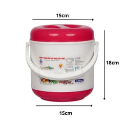 Bình Giữ Nhiệt, Cặp Lồng Việt Nhật 4000, Bình Ủ Nhiệt Bảo Quản Thức Ăn Tiện Dụng - DOMUS 3