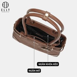 Túi Xách Nữ ELLY EL391 Da Tổng Hợp Cao Cấp Đeo Vai Thời Trang Thanh Lịch Công Sở 5