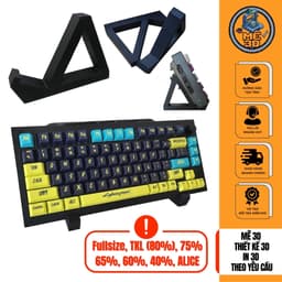 Kệ Bàn Phím Cơ Linh Động Flexible - Giá Đỡ Keyboard, Decor Góc Làm Việc [Mê 3D] 1