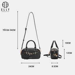 [Tặng hộp 20.10] Túi xách nữ ELLY EL404 túi đeo chéo đeo vai xách tay thời trang cao cấp thanh lịch 3