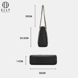 [Tặng hộp 20.10] Túi xách nữ ELLY EL361 túi đeo chéo đeo vai da tổng hợp cao cấp thanh lịch 4