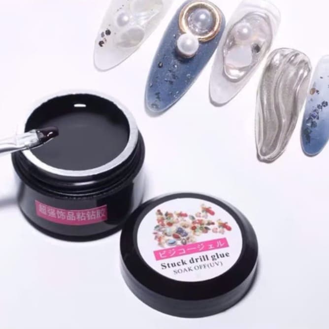 Hũ Gel Đính Đá Nail 8ml siêu chắc, siêu bền chuyên dụng làm nail Nail Michi