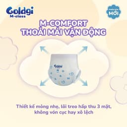 [MẪU MỚI] Bỉm Dán/Quần Goldgi M-Class 2026 Điều Hoà Siêu Thoáng Cho Bé 8