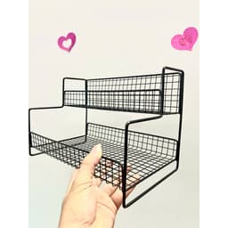 Kệ Đựng Gia Vị 2 Tầng Sơn tĩnh điện cho nhà  bếp tiện ích, Dụng cụ nhà bếp, Kệ để đồ nhà bếp 8