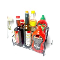 Kệ Đựng Gia Vị 2 Tầng Sơn tĩnh điện cho nhà  bếp tiện ích, Dụng cụ nhà bếp, Kệ để đồ nhà bếp 2