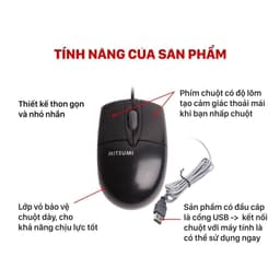 Chuột Máy Tính Có Dây Dell MS111/ Mitsumi Nhỏ S6603/ Logitech G302 (Hàng OEM) 8