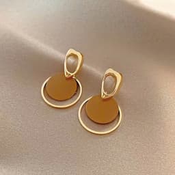 Bông Tai Tròn Đôi, Phong Cách Trẻ Trung, Hiện Đại và Cá Tính. 6