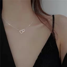 Dây Chuyền Hai Trái Tim Lồng Vào Nhau 💞 6