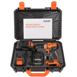 Bộ máy khoan pin đầu 13mm HUKAN G1-M88PRO, Lực siết lớn 90Nm, 3 chức năng có búa - Không chổi than 9