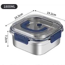 Hộp Đựng Thức Ăn Inox 304 Cao Cấp 1800ML Nắp Kín Silicone Chống Rò Rỉ An Toàn Sức Khỏe Mang Cơm Đi Làm Đi Học 5