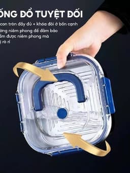 Hộp Đựng Thức Ăn Inox 304 Cao Cấp 1800ML Nắp Kín Silicone Chống Rò Rỉ An Toàn Sức Khỏe Mang Cơm Đi Làm Đi Học 11