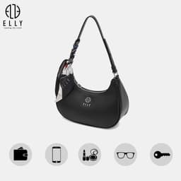 [Tặng hộp 20.10] Túi đeo vai nữ ELLY EL375 da tổng hợp thời trang thanh lịch cao cấp 7