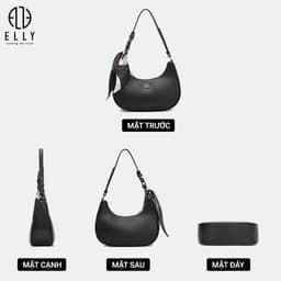 [Tặng hộp 20.10] Túi đeo vai nữ ELLY EL375 da tổng hợp thời trang thanh lịch cao cấp 6