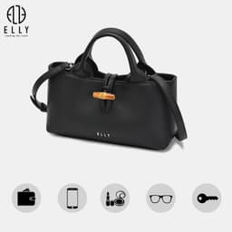 [Tặng hộp 20.10] Túi xách nữ ELLY EL398 túi xách tay đeo vai đeo chéo da tổng hợp cao cấp chính hãng 7