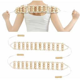 Dây Con Lăn Mát Xa Lưng Trị Liệu Bằng Gỗ, Dây Con Lăn Mát Xa Bằng Gỗ, Máy Massage, Máy Massage Lưng(thetung12) 2