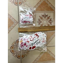 SET 20-50 Cái Banner, Cô Gái, Toper, Thiệp cài ĐỦ CÁC DỊP LỄ TRONG NĂM, dùng để trang trí bó hoa, hộp quà, bánh kem 3