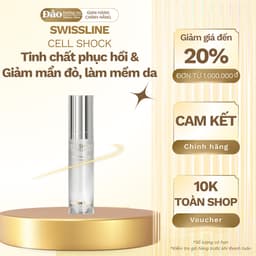 Tinh chất Swissline Cell Shock AI Essential Serum 30ml cân bằng hệ vi sinh phục hồi da nhạy cảm 1