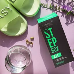 Thực Phẩm Siberian Wellness Lite Step Box, Hỗ trợ giảm nguy cơ suy giãn tĩnh mạch, Hộp 30 gói 5
