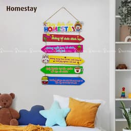 Bảng Gỗ Treo Trang Trí Gia Đình và Lớp Học - Mẫu Mới Từ Nhà Bách Mộc 9