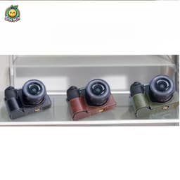 [SẴN HN] Case Ốp da PU Bảo Vệ Vỏ Cho Máy Ảnh Sony A6000/A6100/A6300/A6400 9