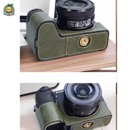 [SẴN HN] Case Ốp da PU Bảo Vệ Vỏ Cho Máy Ảnh Sony A6000/A6100/A6300/A6400 8