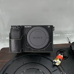 [SẴN HN] Case Ốp da PU Bảo Vệ Vỏ Cho Máy Ảnh Sony A6000/A6100/A6300/A6400 5