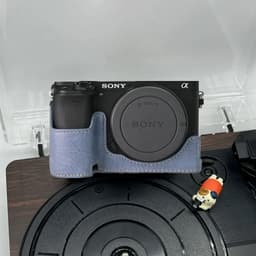 [SẴN HN] Case Ốp da PU Bảo Vệ Vỏ Cho Máy Ảnh Sony A6000/A6100/A6300/A6400 7