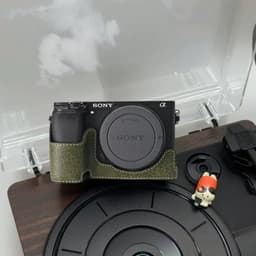 [SẴN HN] Case Ốp da PU Bảo Vệ Vỏ Cho Máy Ảnh Sony A6000/A6100/A6300/A6400 6