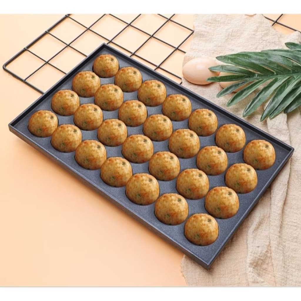 Khuôn Làm Bánh Bạch Tuộc Takoyaki 28 Lỗ