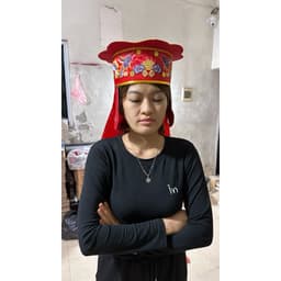 mũ ly che tai, mũ ly mừng thọ các cụ ông hàng thêu 3D cao cấp 2
