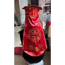 mũ ly che tai, mũ ly mừng thọ các cụ ông hàng thêu 3D cao cấp 5