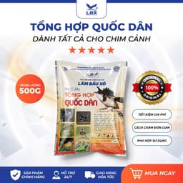 Thức ăn cám Tổng Hợp Quốc Dân 500gr Lâm Bầu Xô – cám chim dinh dưỡng, nuôi nhiều loại chim cảnh, dễ sử dụng 1