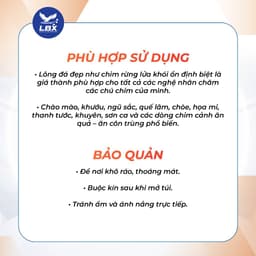 Thức ăn cám Tổng Hợp Quốc Dân 500gr Lâm Bầu Xô – cám chim dinh dưỡng, nuôi nhiều loại chim cảnh, dễ sử dụng 5