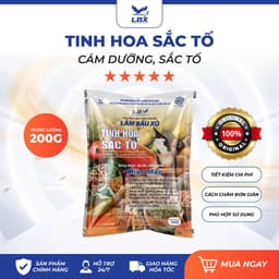 Cám chim cảnh Tinh Hoa Sắc Tố 200gr Lâm Bầu Xô – bổ sung sắc tố, lên màu lông đẹp tự nhiên 1