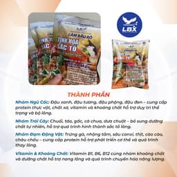Cám chim cảnh Tinh Hoa Sắc Tố 200gr Lâm Bầu Xô – bổ sung sắc tố, lên màu lông đẹp tự nhiên 3