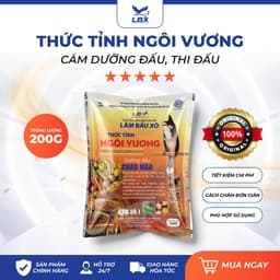 Thức tỉnh ngôi vương 200gr Lâm Bầu Xô – cám chim chào mào thi đấu cao cấp, tăng lửa, lên màu đẹp, dinh dưỡng chuyên sâu 1
