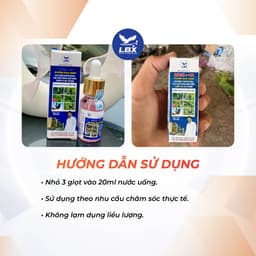 Dung dịch uống Đường Đua Xanh 10ml Lâm Bầu Xô – bổ sung trước và sau thi đấu cho chim cảnh, hỗ trợ phục hồi tăng thể lực 5