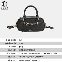 [Tặng hộp 20.10] Túi xách nữ ELLY EL404 túi đeo chéo đeo vai xách tay thời trang cao cấp thanh lịch 2