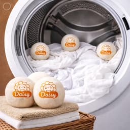 Bóng sấy quần áo len lông cừu Daisy banh sấy chống nhăn chống rối chống tĩnh điện tiết kiệm điện năng dùng cho máy sấy 9