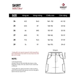 [ẨN] Quần Sooc Nữ GENVIET JEANS Chất Liệu Denim Co Giãn Cao Cấp, Cạp Cao Trẻ Trung Năng Độn 8585 6
