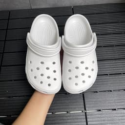 ( KHÔNG CHỮ ) Dép Sục Mèo Kim Loại Quai Hậu Thời Trang Êm Chân Không Thấm Nước - QH3 ANYA STORE 8