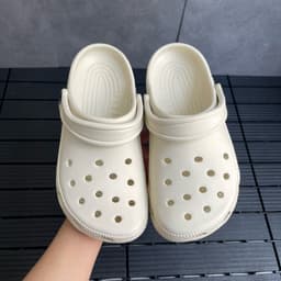 ( KHÔNG CHỮ ) Dép Sục Mèo Kim Loại Quai Hậu Thời Trang Êm Chân Không Thấm Nước - QH3 ANYA STORE 7