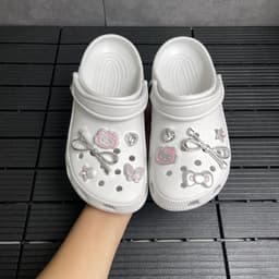 ( KHÔNG CHỮ ) Dép Sục Mèo Kim Loại Quai Hậu Thời Trang Êm Chân Không Thấm Nước - QH3 ANYA STORE 6
