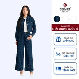 [ẨN] Quần Dài Jeans Nữ GENVIET Dáng Ống Suông Chất Liệu Bền Đẹp, Phong Cách Thời Trang Hiện Đại 8779 1