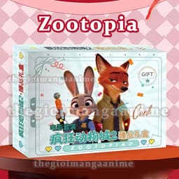 (tặng sticker) Hộp quà A5 Zootopia: Phi vụ động trời -  Hộp quà ngẫu nhiên nhiều món in hình anime dễ thương 3