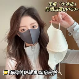 khẩu trang mặt nạ chống nắng Ice Silk liền mạch Ice Sense Mặt nạ bảo vệ mắt thoáng khí GIA DỤNG VĨNH NGÂN 1